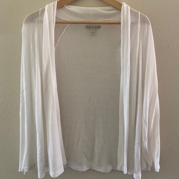 White Dana Buchman Cardigan - Picture 1 of 4